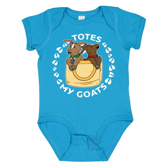 Inktastic Cute Goats Totes My Goats Boys or Girls Baby Bodysuit