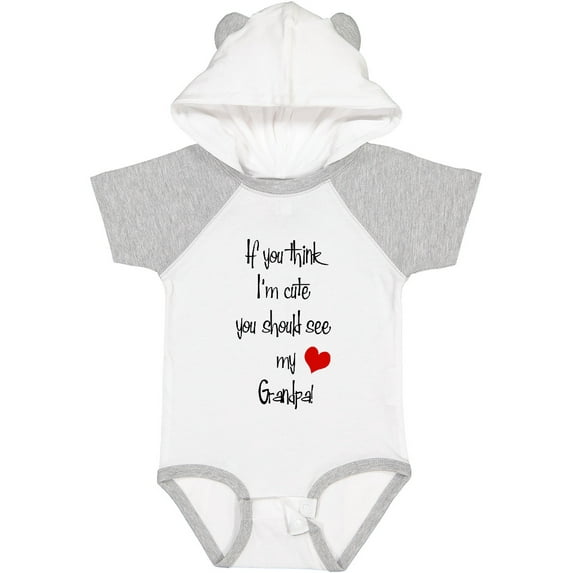 Inktastic Cute Grandpa Boys or Girls Baby Bodysuit