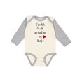 thumbnail image 1 of Inktastic Cute Grandpa Boys or Girls Long Sleeve Baby Bodysuit, 1 of 5