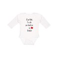 thumbnail image 1 of Inktastic Cute Grandpa Boys or Girls Long Sleeve Baby Bodysuit, 1 of 5