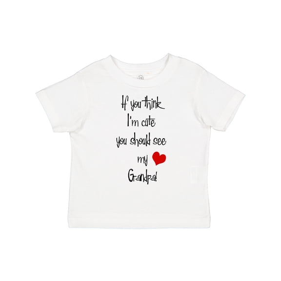 Inktastic Cute Grandpa Boys or Girls Toddler T-Shirt