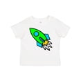 thumbnail image 1 of Inktastic Cute Green Rocket Boys or Girls Baby T-Shirt, 1 of 5