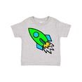 thumbnail image 1 of Inktastic Cute Green Rocket Boys or Girls Toddler T-Shirt, 1 of 5