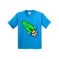 thumbnail image 1 of Inktastic Cute Green Rocket Youth T-Shirt, 1 of 5