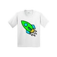 thumbnail image 1 of Inktastic Cute Green Rocket Youth T-Shirt, 1 of 5