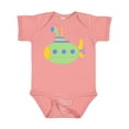 thumbnail image 1 of Inktastic Cute Green Submarine Boys or Girls Baby Bodysuit, 1 of 5