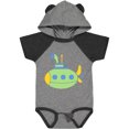 thumbnail image 1 of Inktastic Cute Green Submarine Boys or Girls Baby Bodysuit, 1 of 5