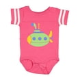 thumbnail image 1 of Inktastic Cute Green Submarine Boys or Girls Baby Bodysuit, 1 of 5