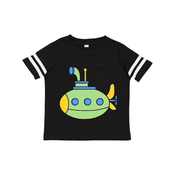Inktastic Cute Green Submarine Boys or Girls Toddler T-Shirt