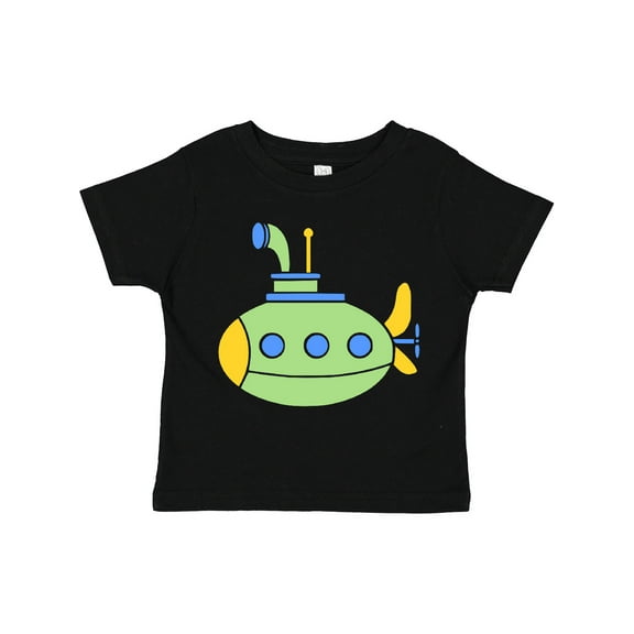 Inktastic Cute Green Submarine Boys or Girls Toddler T-Shirt