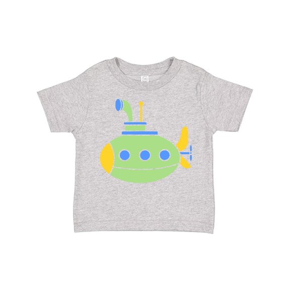Inktastic Cute Green Submarine Boys or Girls Toddler T-Shirt
