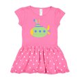 thumbnail image 1 of Inktastic Cute Green Submarine Gift Baby Girl Dress, 1 of 4