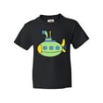 thumbnail image 1 of Inktastic Cute Green Submarine Youth T-Shirt, 1 of 5