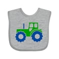 thumbnail image 1 of Inktastic Cute Green Tractor Boys or Girls Baby Bib, 1 of 4