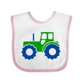 thumbnail image 1 of Inktastic Cute Green Tractor Boys or Girls Baby Bib, 1 of 4