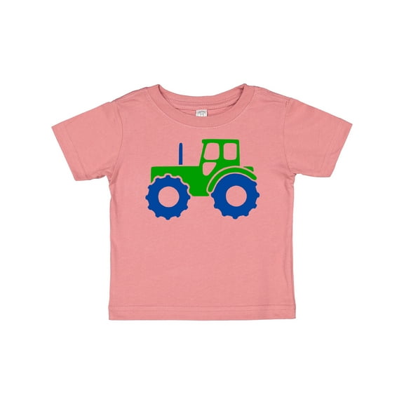 Inktastic Cute Green Tractor Boys or Girls Baby T-Shirt