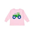 thumbnail image 1 of Inktastic Cute Green Tractor Boys or Girls Long Sleeve Toddler T-Shirt, 1 of 5