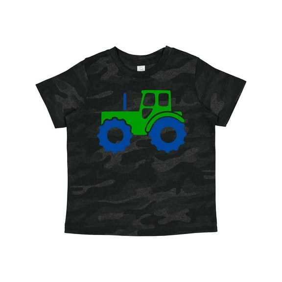 Inktastic Cute Green Tractor Boys or Girls Toddler T-Shirt