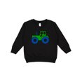 thumbnail image 1 of Inktastic Cute Green Tractor Toddler Sweatshirt, 1 of 4
