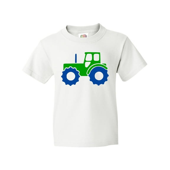 Inktastic Cute Green Tractor Youth T-Shirt