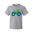 thumbnail image 1 of Inktastic Cute Green Tractor Youth T-Shirt, 1 of 5