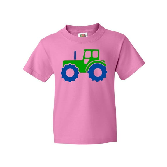 Inktastic Cute Green Tractor Youth T-Shirt
