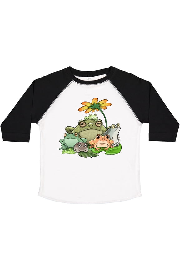 Cute Group of Frogs Boys or Girls Toddler T-Shirt