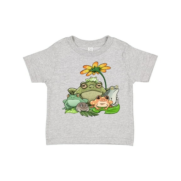 Inktastic Cute Group of Frogs Boys or Girls Toddler T-Shirt