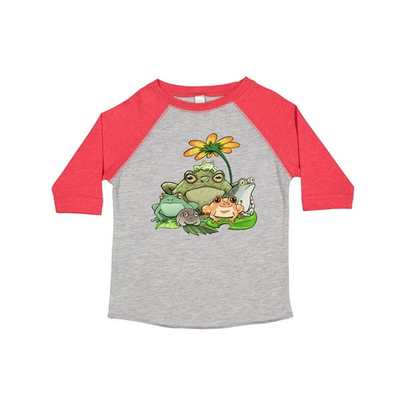 Inktastic Cute Group of Frogs Boys or Girls Toddler T-Shirt