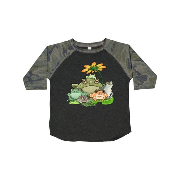 Inktastic Cute Group of Frogs Boys or Girls Toddler T-Shirt