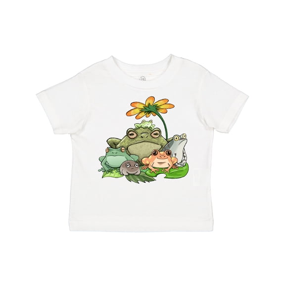 Inktastic Cute Group of Frogs Boys or Girls Toddler T-Shirt