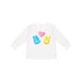 thumbnail image 1 of Inktastic Cute Gummy Bears and Heart Boys or Girls Long Sleeve Toddler T-Shirt, 1 of 5
