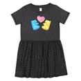 thumbnail image 1 of Inktastic Cute Gummy Bears and Heart Girls Toddler Dress, 1 of 5