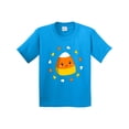 thumbnail image 1 of Inktastic Cute Halloween Candy Corn Youth T-Shirt, 1 of 5