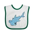 thumbnail image 1 of Inktastic Cute Hammerhead Shark Boys or Girls Baby Bib, 1 of 4