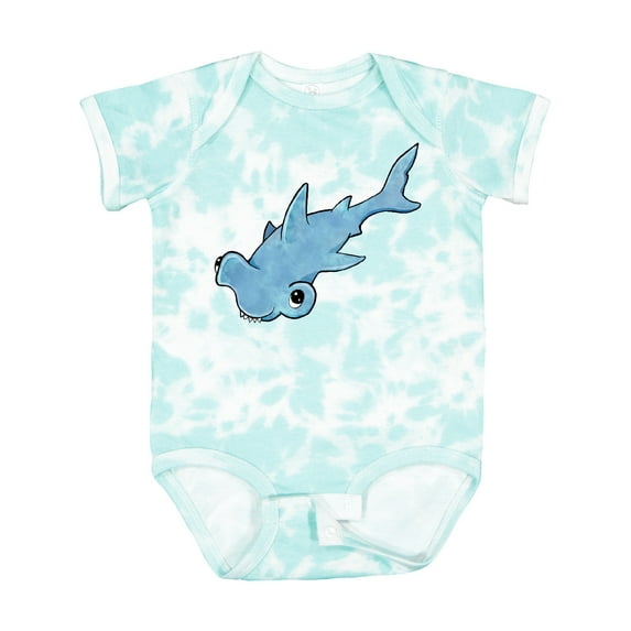 Inktastic Cute Hammerhead Shark Boys or Girls Baby Bodysuit