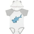 thumbnail image 1 of Inktastic Cute Hammerhead Shark Boys or Girls Baby Bodysuit, 1 of 5