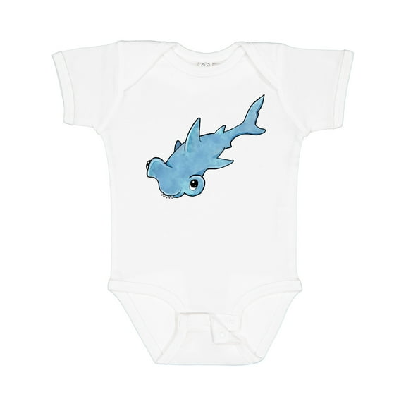 Inktastic Cute Hammerhead Shark Boys or Girls Baby Bodysuit