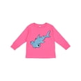thumbnail image 1 of Inktastic Cute Hammerhead Shark Boys or Girls Long Sleeve Toddler T-Shirt, 1 of 5