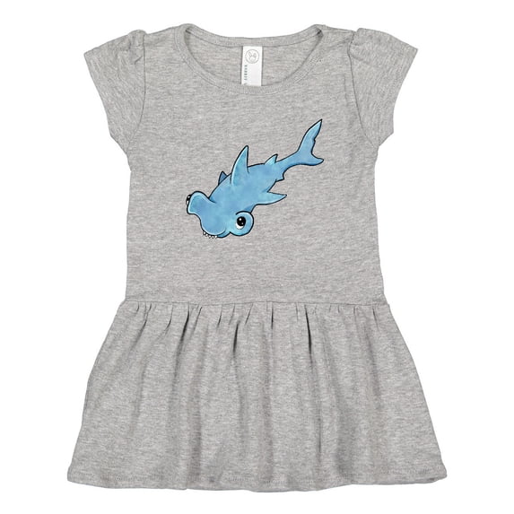 Inktastic Cute Hammerhead Shark Girls Toddler Dress