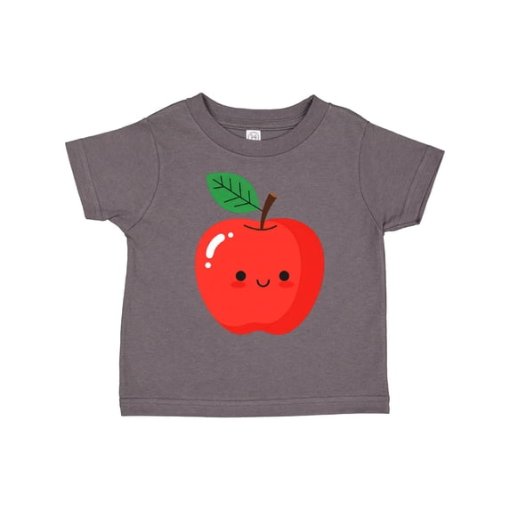 Inktastic Cute Happy Apple Boys or Girls Toddler T-Shirt