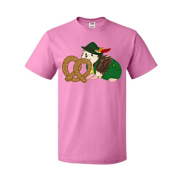Inktastic Cute Hedgehog with Pretzel T-Shirt