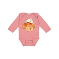 thumbnail image 1 of Inktastic Cute Hermit Crab on Beach Boys or Girls Long Sleeve Baby Bodysuit, 1 of 5