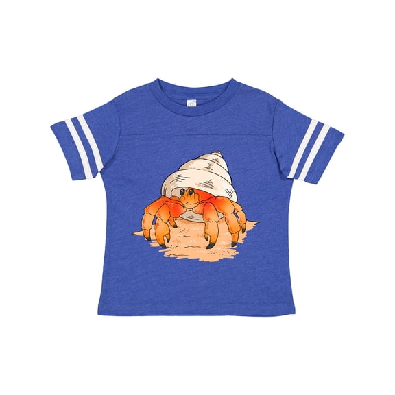 Inktastic Cute Hermit Crab on Beach Boys or Girls Toddler T-Shirt