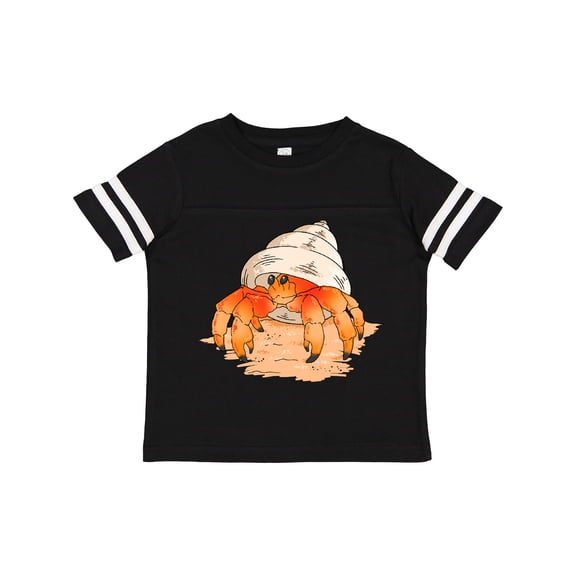 Inktastic Cute Hermit Crab on Beach Boys or Girls Toddler T-Shirt