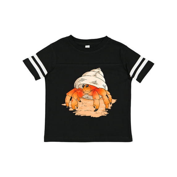 Inktastic Cute Hermit Crab on Beach Boys or Girls Toddler T-Shirt