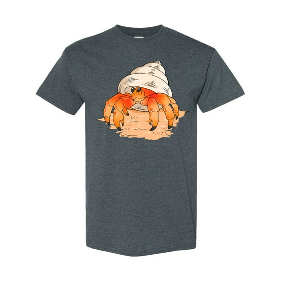 Inktastic Cute Hermit Crab on Beach T-Shirt