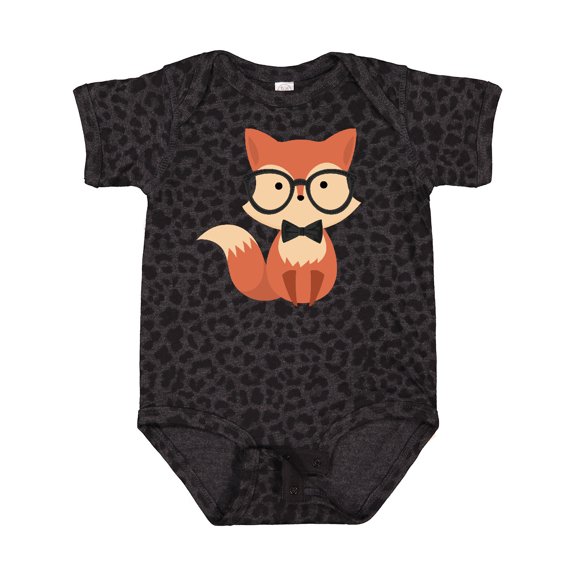 Inktastic Cute Hipster Fox Boys or Girls Baby Bodysuit