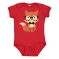 thumbnail image 1 of Inktastic Cute Hipster Fox Boys or Girls Baby Bodysuit, 1 of 5