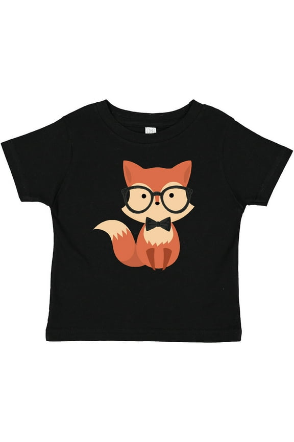 Cute Hipster Fox Boys or Girls Baby T-Shirt